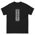 Mookuauhau Panel Hawaiian t-shirt design on a Black unisex tee
