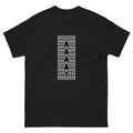 Spearhead Panel Hawaiian t-shirt design on a Black unisex tee