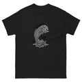 Mahimahi Kakau Hawaiian t-shirt design on a Black unisex tee