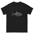 Mano Kakau Hawaiian t-shirt design on a Black unisex tee