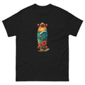 Surfboard Art Hawaiian t-shirt design on a Black unisex tee