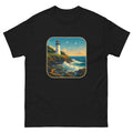 Lighthouse Point Hawaiian t-shirt design on a Black unisex tee