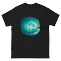 Pipeline Barrel Hawaiian t-shirt design on a Black unisex tee