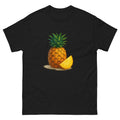 Pineapple Still Life Hawaiian t-shirt design on a Black unisex tee