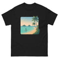 Lanikai Mokulua Hawaiian t-shirt design on a Black unisex tee