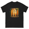 Surfboard Quiver Hawaiian t-shirt design on a Black unisex tee