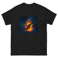 Volcano Glow Hawaiian t-shirt design on a Black unisex tee