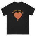Anthurium Hawaiian t-shirt design on a Black unisex tee