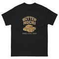 Butter Mochi Hawaiian t-shirt design on a Black unisex tee