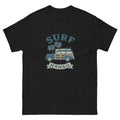 Woody Wagon Hawaiian t-shirt design on a Black unisex tee