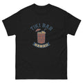 Tiki Mug Hawaiian t-shirt design on a Black unisex tee