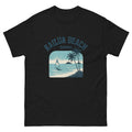 Kailua Beach Hawaiian t-shirt design on a Black unisex tee