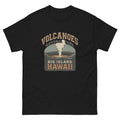 Volcanoes National Park Hawaiian t-shirt design on a Black unisex tee