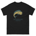 Mahimahi Hawaiian t-shirt design on a Black unisex tee