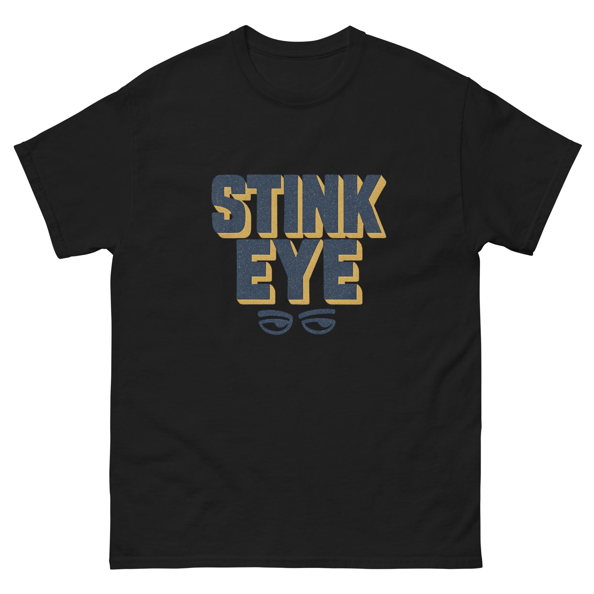 Stink Eye Hawaiian t-shirt design on a Black unisex tee