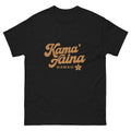 Kamaaina Hawaiian t-shirt design on a Black unisex tee
