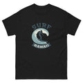 Surf Hawaii Hawaiian t-shirt design on a Black unisex tee
