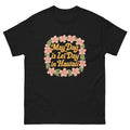 Lei Day Hawaiian t-shirt design on a Black unisex tee