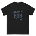 808 Islands Hawaiian t-shirt design on a Black unisex tee