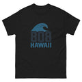 808 Wave Hawaiian t-shirt design on a Black unisex tee