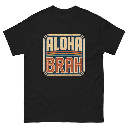 Brah Hawaii Local Slang Hawaiian t-shirt design on a unisex tee