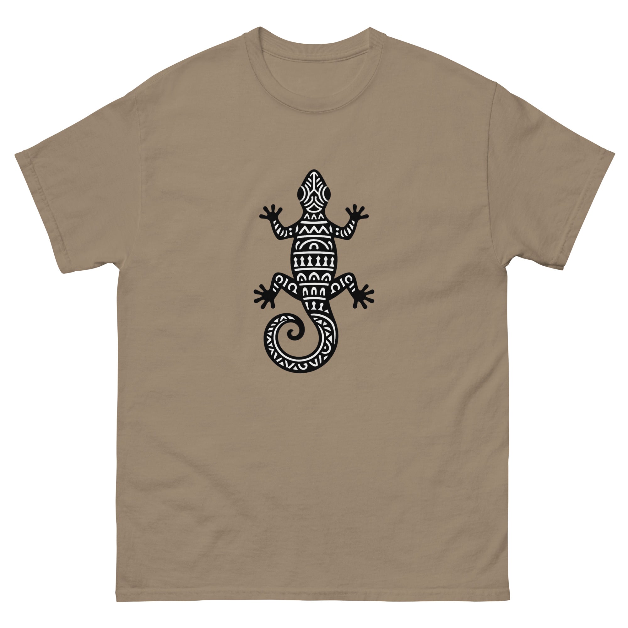 Moo Kakau Hawaiian t-shirt design on a Brown Savana unisex tee