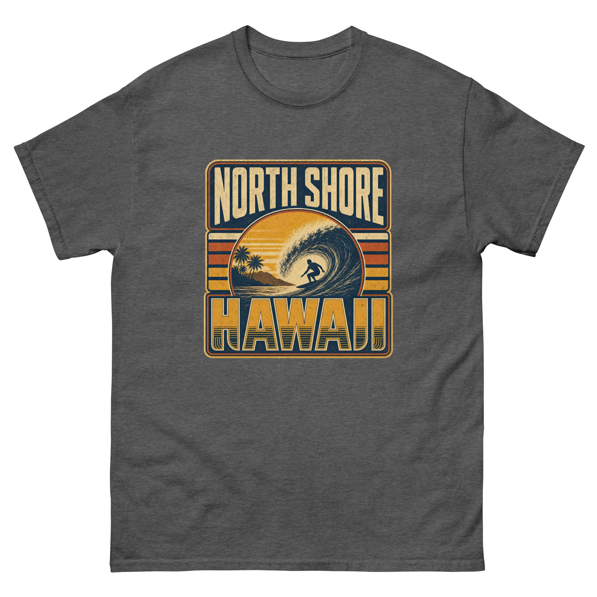 North Shore Big Wave Hawaii Tee | Surf Tee – Kahana Designs