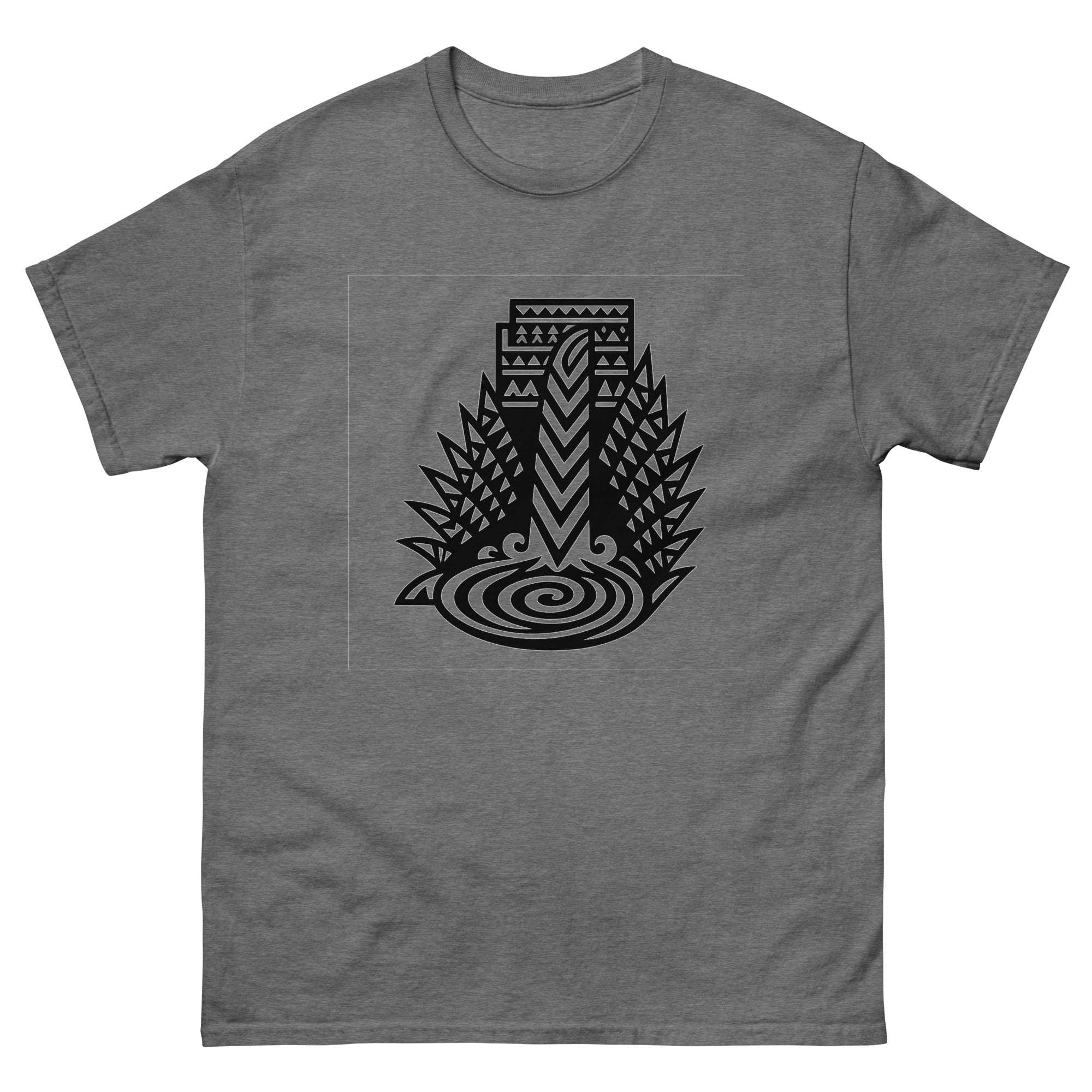 Wailele Hawaiian Waterfall T-Shirt Hawaiian t-shirt design on a Graphite Heather unisex tee