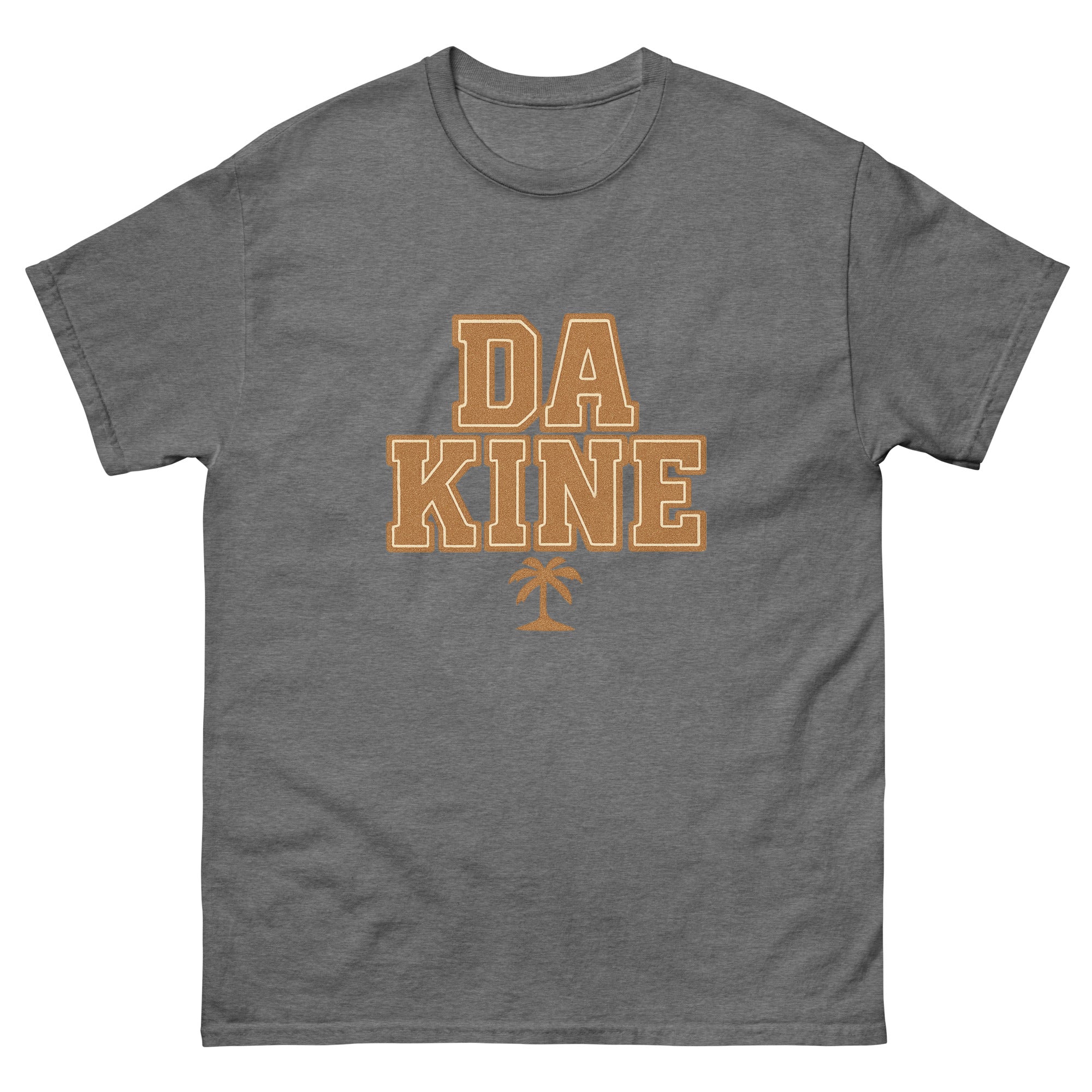 Da Kine Hawaiian t-shirt design on a Graphite Heather unisex tee