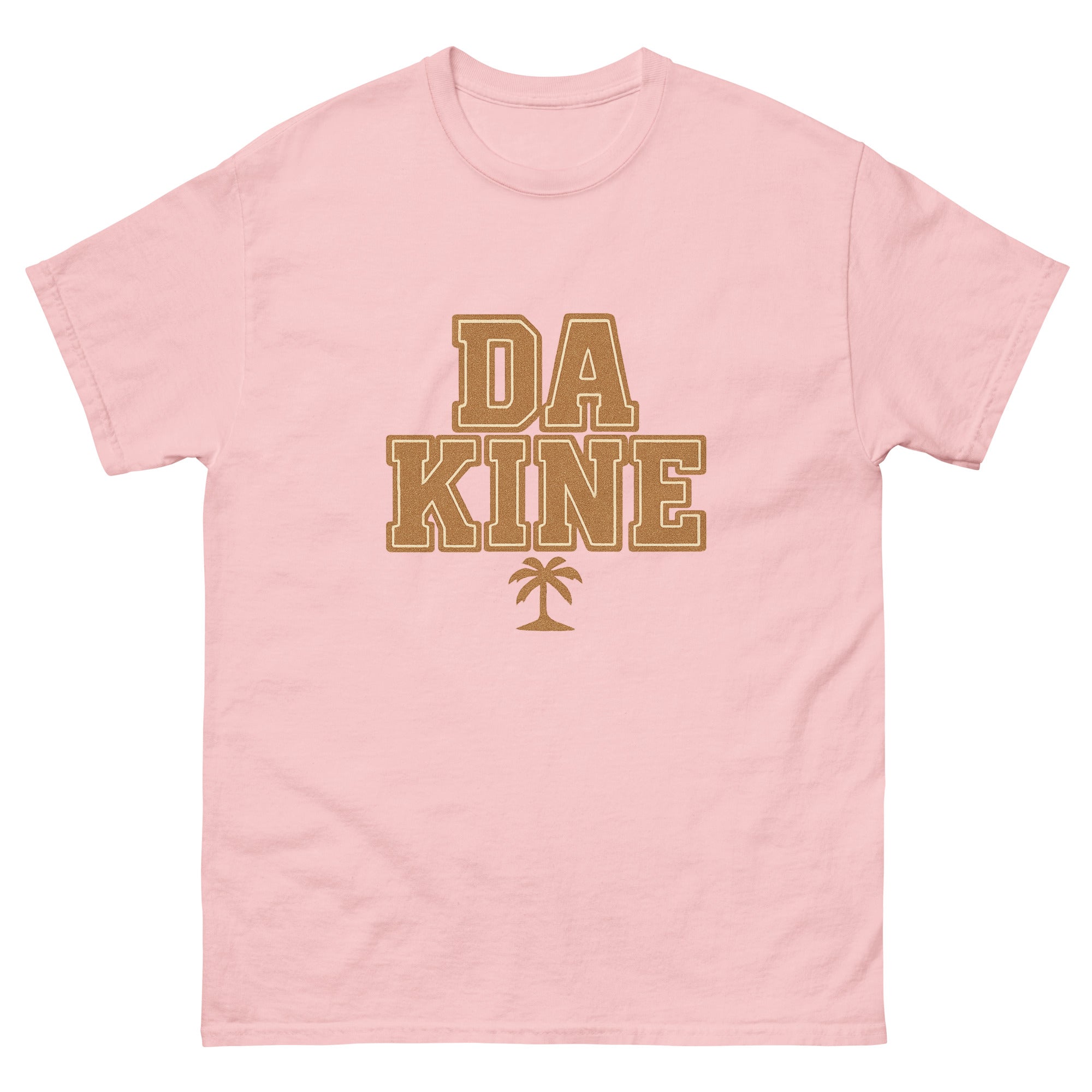 Da Kine Hawaiian t-shirt design on a Light Pink unisex tee