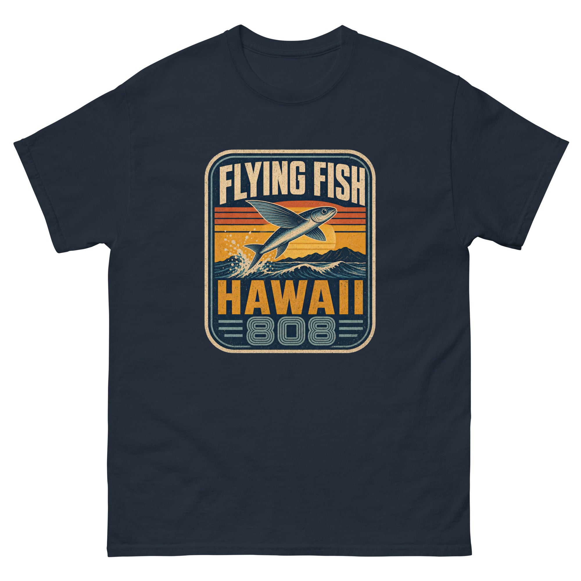 Flying Fish Hawaii T-Shirt | Ocean Life Tee – Kahana Designs