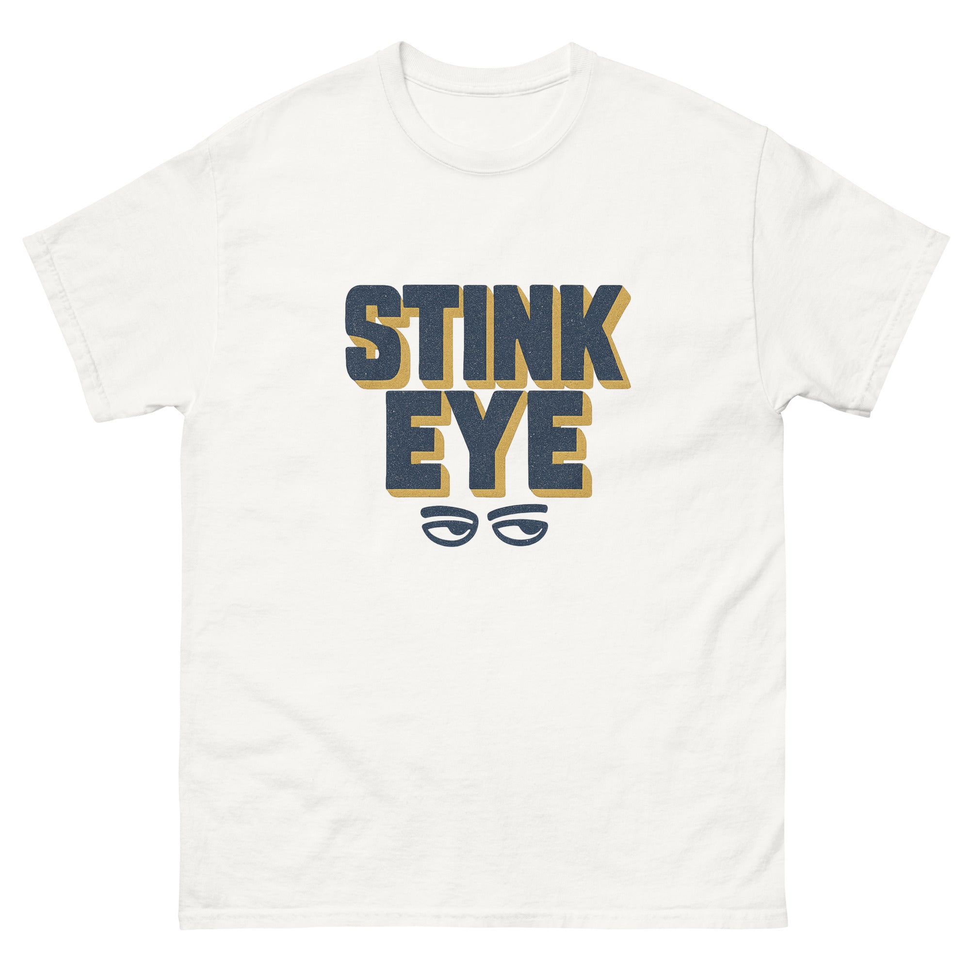 Stink Eye Hawaiian t-shirt design on a White unisex tee